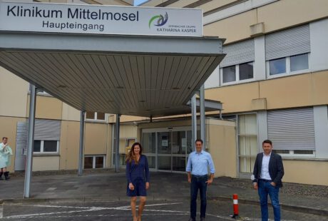 Bürgermeisterkandidat Jürgen Hoffmann besucht Klinikum Mittelmosel