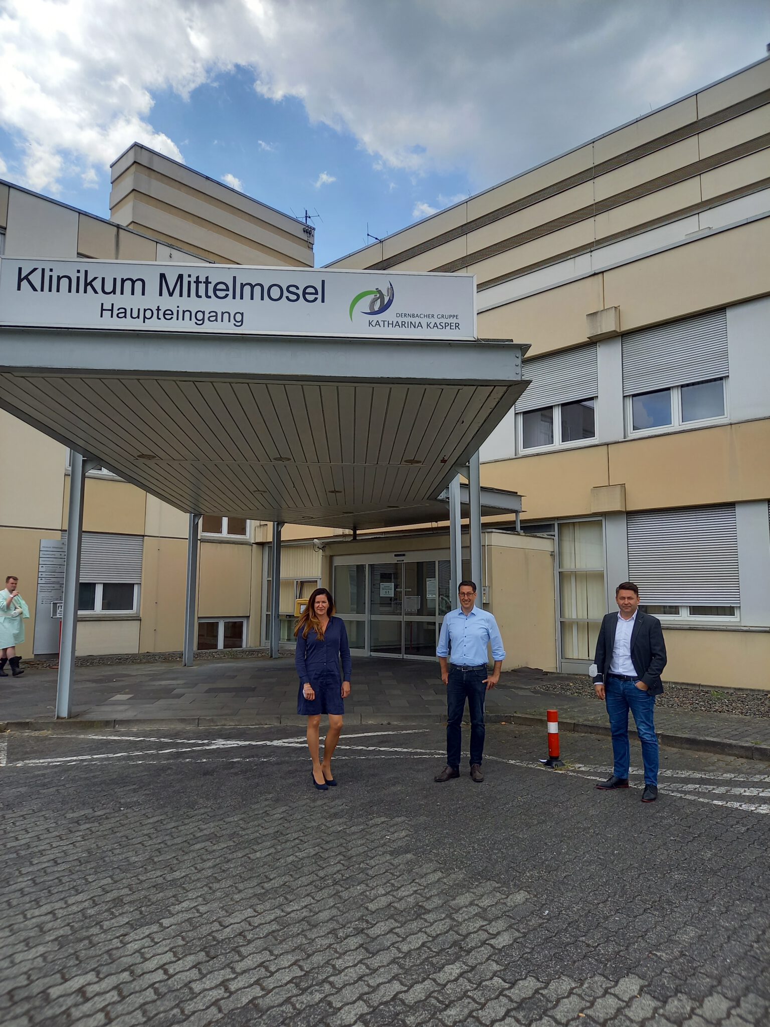 Bürgermeisterkandidat Jürgen Hoffmann besucht Klinikum Mittelmosel
